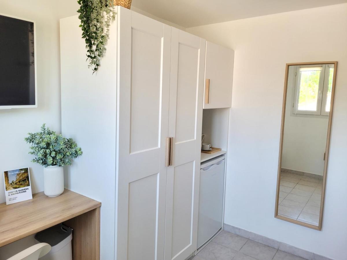 Chambre Climatisee Lit Double - Proche Tram & Centre Montpellier Exterior foto